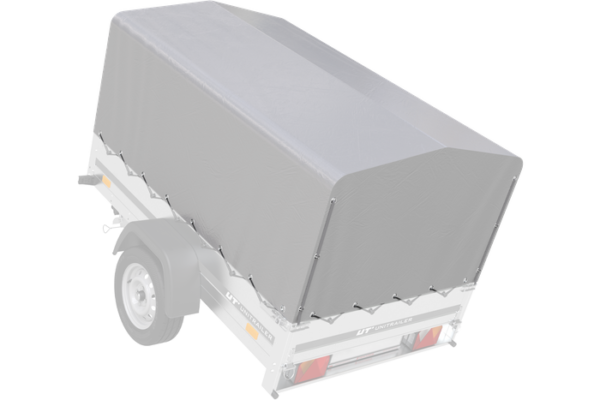 Bâche pour arceau h-800 UNITRAILER remorque 200x125cm GARDEN 201 KIPP – Image 2